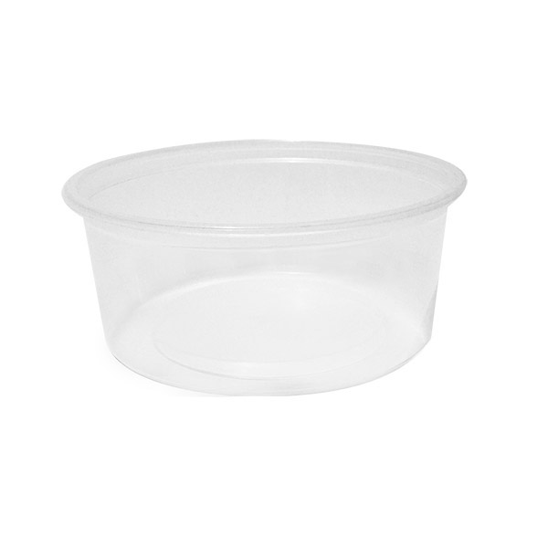 Envase con tapa Deli Transparente 8oz
