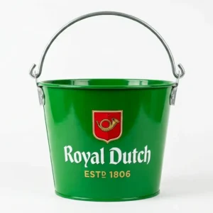 Cubeta metálica Royal Dutch verde