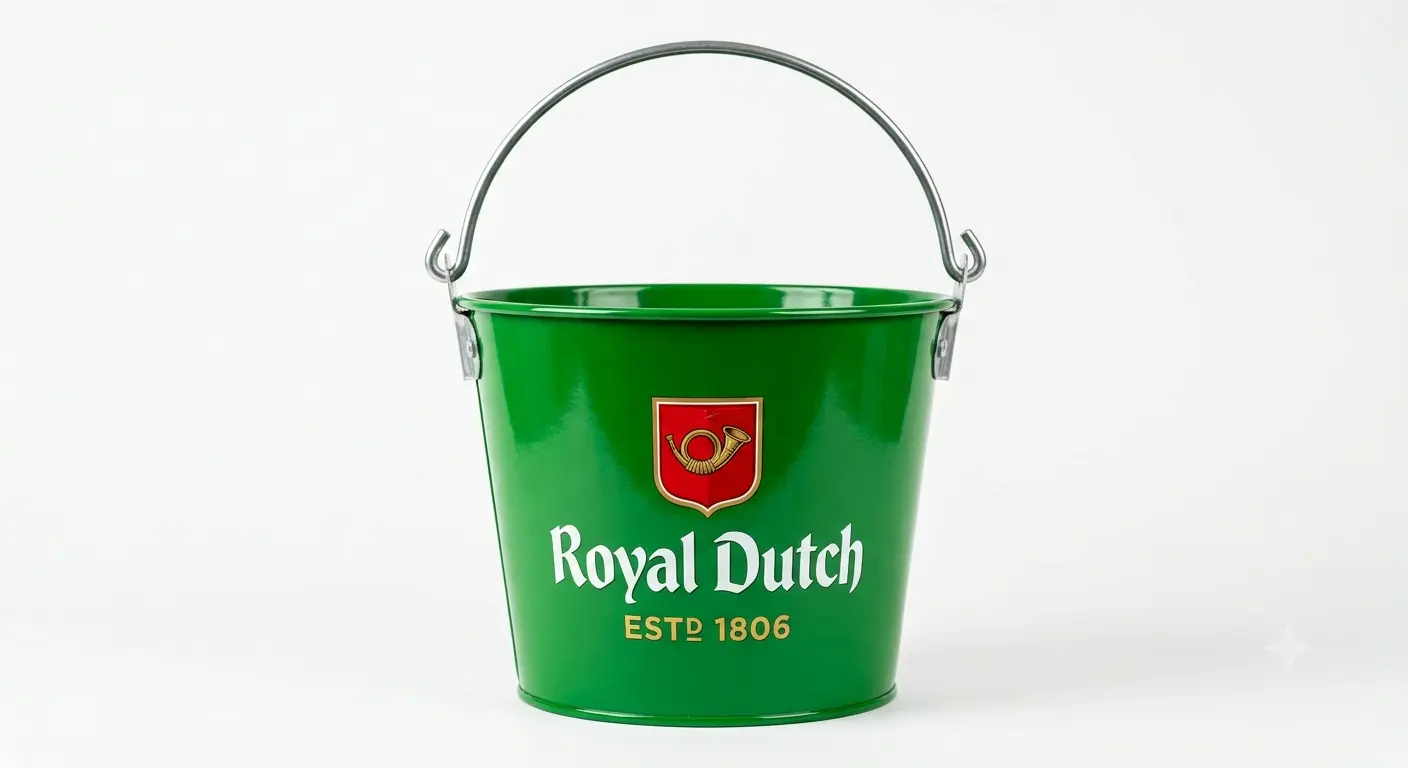 Cubeta metálica Royal Dutch verde