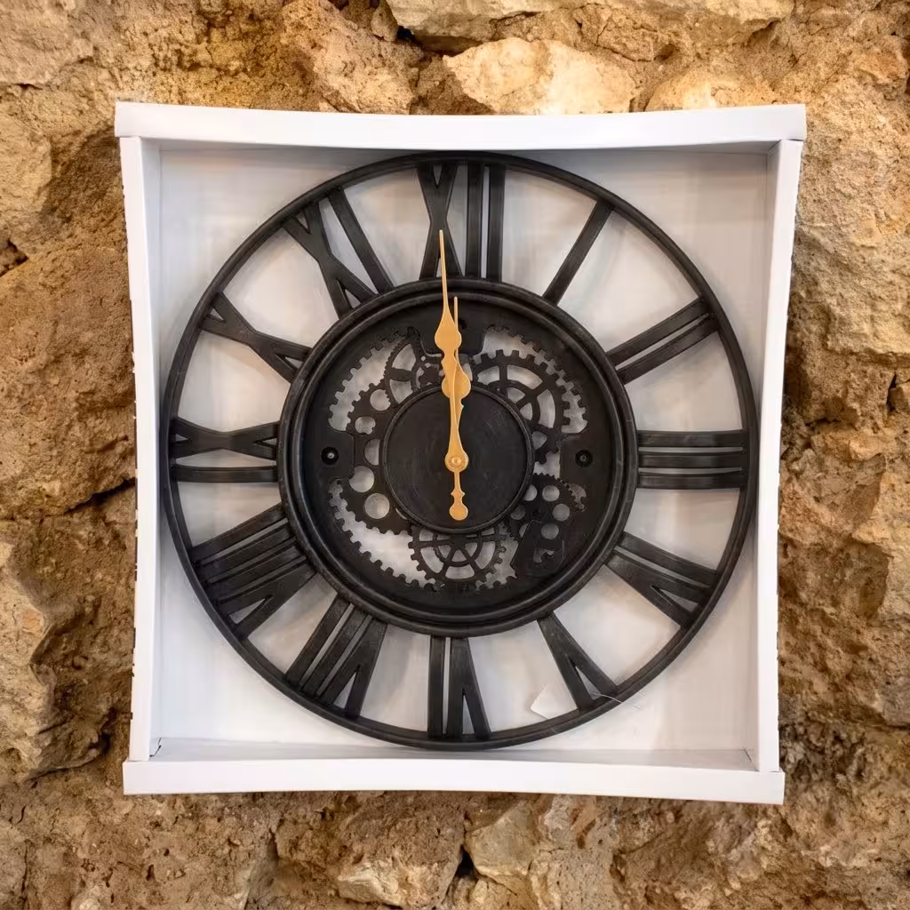 Reloj troquelado Negro